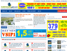 Tablet Screenshot of datbinhduonggiare.com